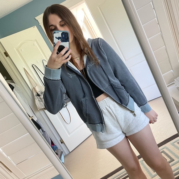 Disneyland Zip-Up Blue Hoodie - Picture 2 of 6